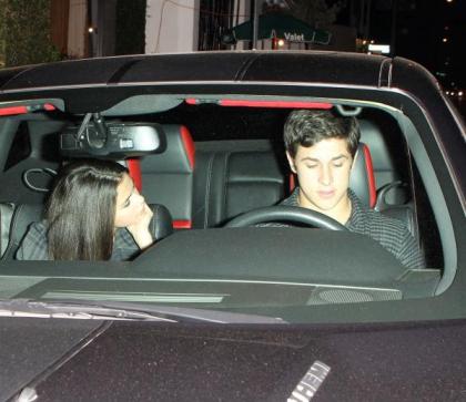 Selena Gomez & David Henrie leaving Philippe Chow Restaurant in Hollywood, 
