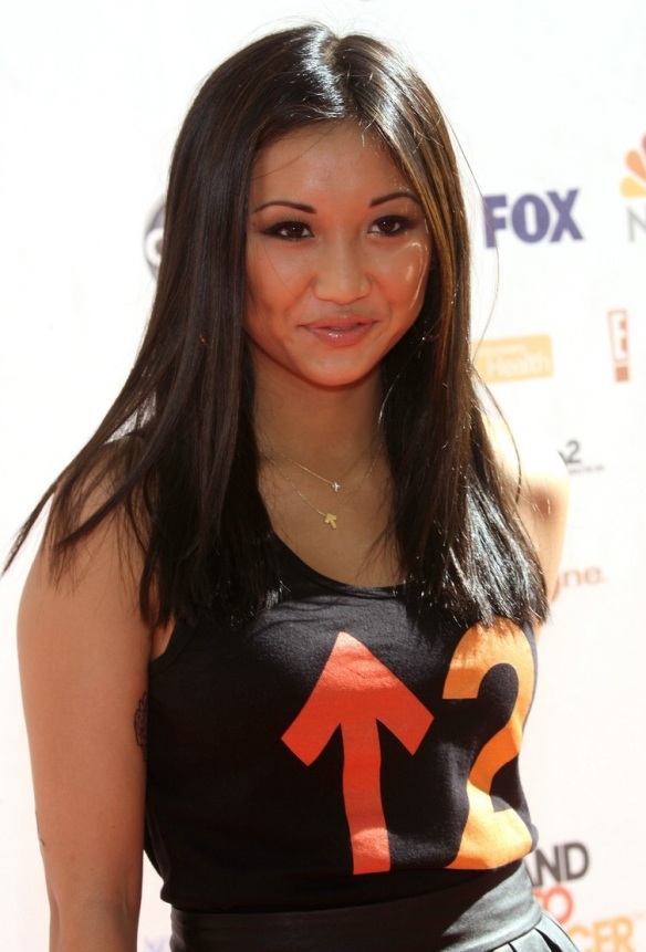 Brenda Song arrives at Stand Up To Cancer held at Sony Pictures Studios on 
